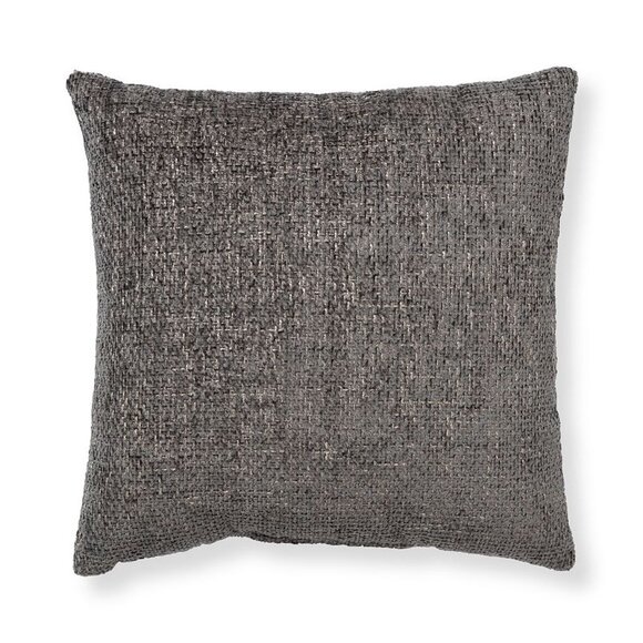 Sonoma Goods For Life Graystone Chenille Solid Throw Pillows Charcoal - Picture 1 of 1